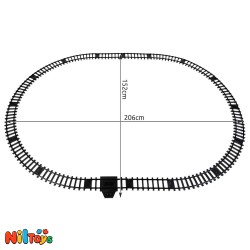 قطار کنترلی کلاسیک دودزا بزرگ کد 3073