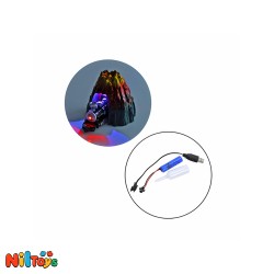 قطار شارژی دودزا با آتش فشان کد 699/57