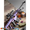 تفنگ اسنایپر پایه دار دوربین دار کد DR057A