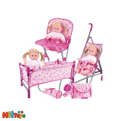 اسباب بازی ست وسایل عروسک کد 8605