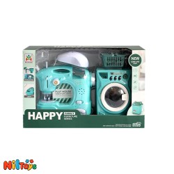 اسباب بازی ست چرخ خیاطی و لباسشویی کد 8293