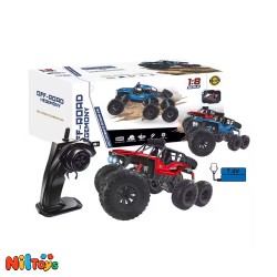 ماشین کنترلی آفرود فلزی شش چرخ کد 2280
