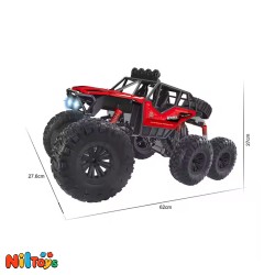 ماشین کنترلی آفرود فلزی شش چرخ کد 2280